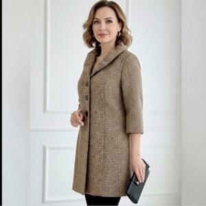 Andria Lieu Collection Textured Knit Jacket – Made in USA – Size L